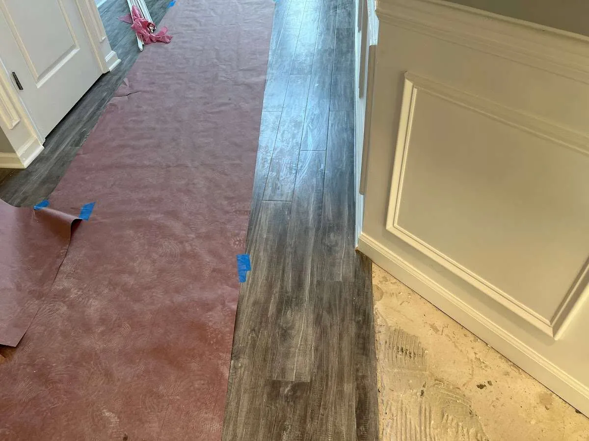 Completed marble shower restoration in Pecan Grove